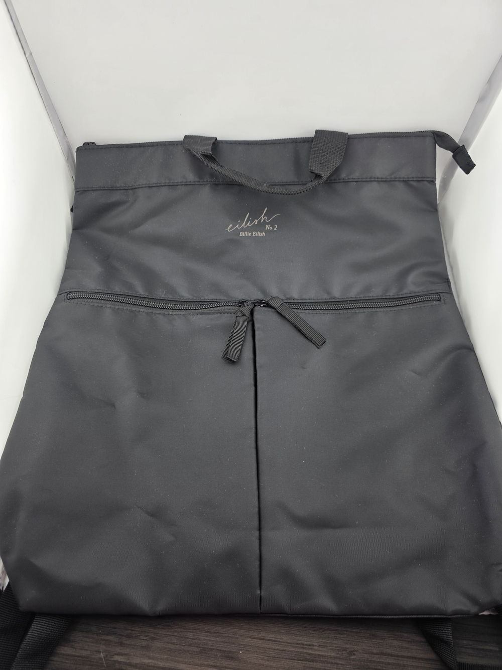 Billie Eilish Eilish No.2 Black Backpack Tote Bag LIMITED EDITION